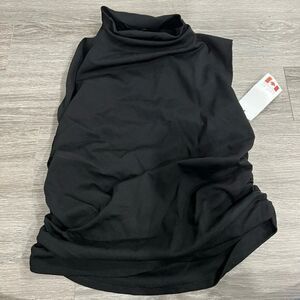 3/$25 ✺ Studio B Rushed High Neck Sleeveless top L